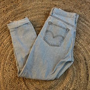 Levi’s Straight Leg Ripped Jeans